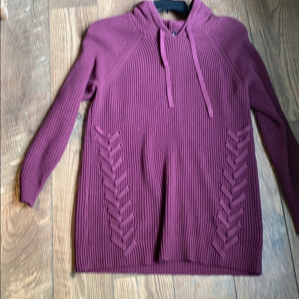 Torrid purple lace up hoodie